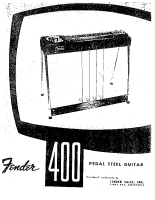 Fender 400-Pedal-Steel-Guitar-1967 - Owners Manual